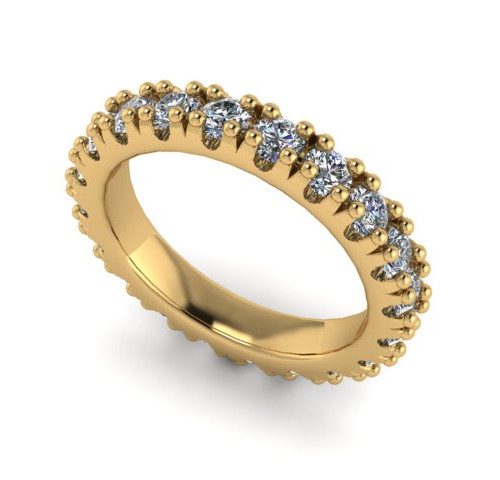 Alianza Infinity con circonitas de 3 mm