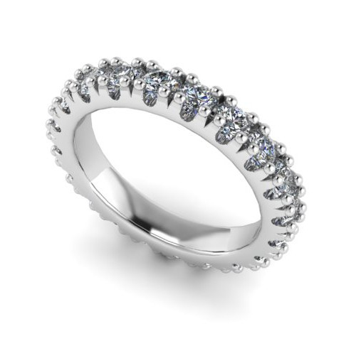 Alianza Infinity con circonitas de 3 mm