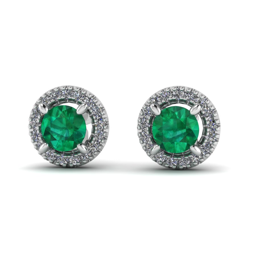 Pendientes de plata Redondos con orla