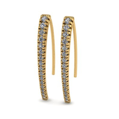 Pendientes Moon two